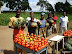 verse groente en fruit langs de weg