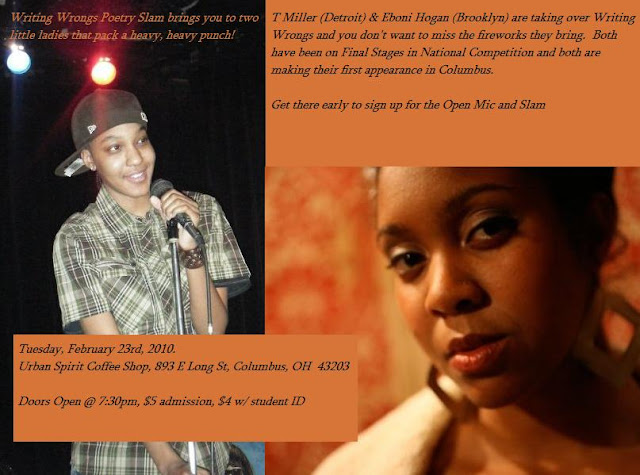 T Miller and Eboni Hogan Feature @ Writing Wrongs