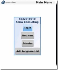 Call Tracking Blackberry