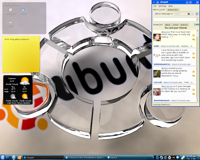 Kubuntu desktop