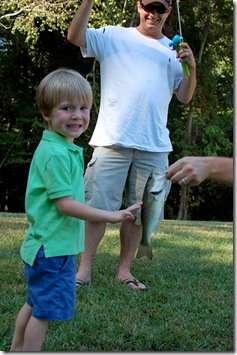 Skylar caught a fish! (1 of 1)
