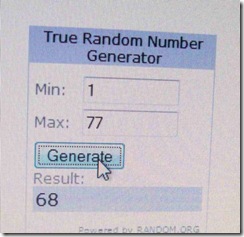 Random generator 68