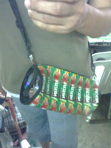 Nescafe Tote Bag, worn on the side