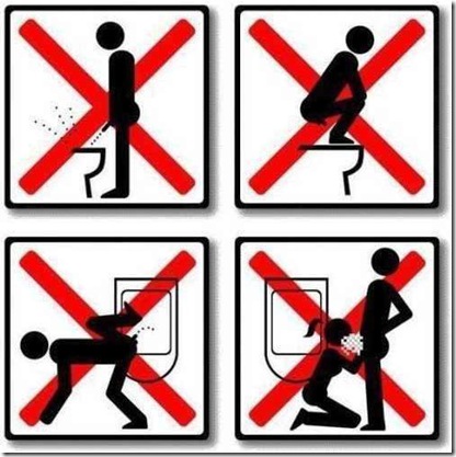 aviso banheiros japoneses