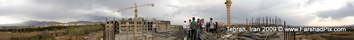 360 degree panorama , tehran city landscape by FarshadPix.com