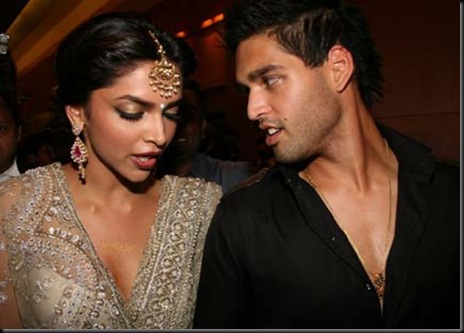 Deepika padukone and Siddharth Mallya at IIJW 2010