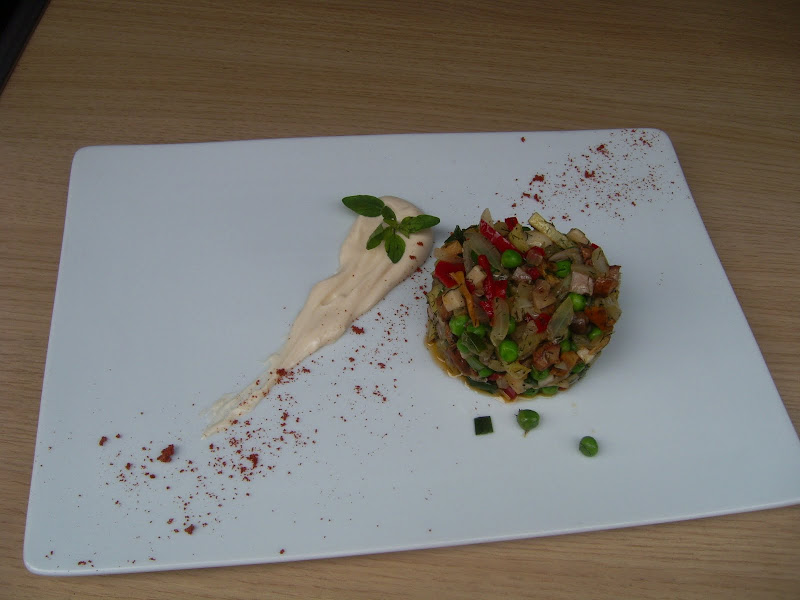 Frit de verdures i bolets