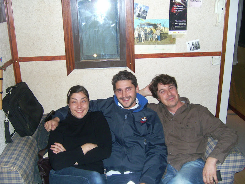 Aina i Andreu amb Fernando Esteva