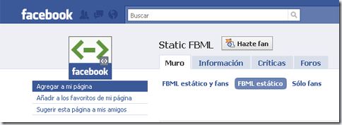 Añadir aplicación Facebook