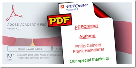 Adobe Acrobat frente a PDFCreator Adobe Acrobat frente a PDFCreator