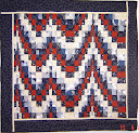 Bargello Quilt. Use Japanese fabrics or your own choice. Skill Level : All.