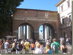 Rome - Via Ottaviano Entrance to Vatican