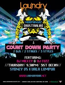31 December: New Year Count Down Party @ Laundry, Curve