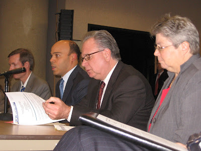 Del. Carr and others testifying at last year's local bill hearing
