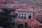 Los arcos de la Plaza Mayor vistos desde el Mirador 