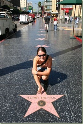 70 - Natuurlijk de sterren op Hollywood Boulevard bekijken