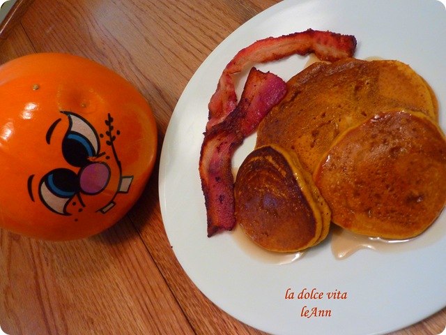 pumpkin pancake breakfast