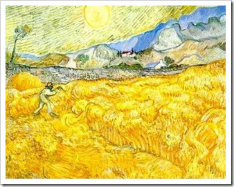 Wheat-Field-Behind-Saint-Paul-Hospital-With-A-Reaper