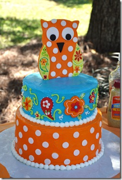 birthday cake owl