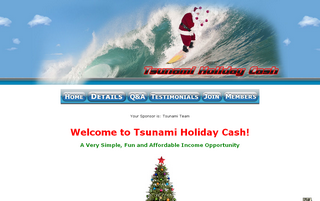 Tsunami Holiday Cash Money