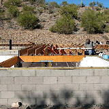 Entryway joists almost complete