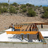 Beginning joists in theater 1/19