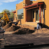 Begin trenching for drains 2/5