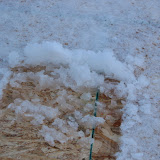 Melting snow on sheathing 2/10