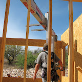 4/25 first Glulam lifted in guest room