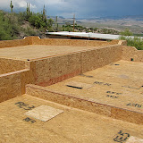 Final parapet sheathing 5/30