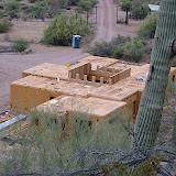 Upper view - kitchen bump-out taking shape 5/20