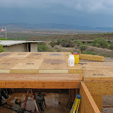 Looking down into kitchen/grt rm