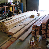 Porch lumber in garage 9/13