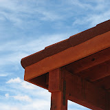 Master BR gable caps close up 10/4