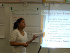 Glow's program manager presents at a workshop