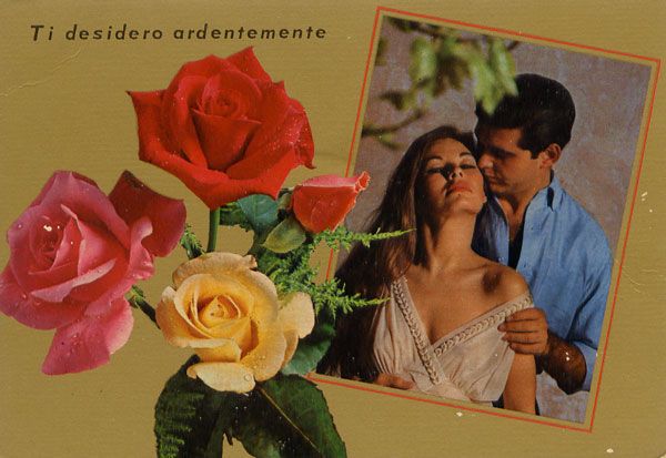 Cartes Postales Pop et  Kitsch des années 50, 70 et 70 - Pop and kitsch vintage postcards from the fifties, the sixties and the seventies : Golden Love