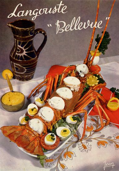 Cartes Postales Pop et  Kitsch des années 50, 70 et 70 - Pop and kitsch vintage postcards from the fifties, the sixties and the seventies : L'eau à la bouche ?