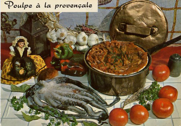 Cartes Postales Pop et  Kitsch des années 50, 70 et 70 - Pop and kitsch vintage postcards from the fifties, the sixties and the seventies : L'eau à la bouche ?