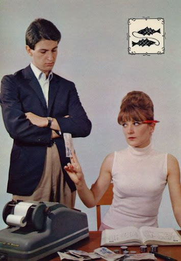 Cartes Postales Pop et Kitsch des années 50, 70 et 70 Zodiac Lovers / Amoureux du Zodiaque