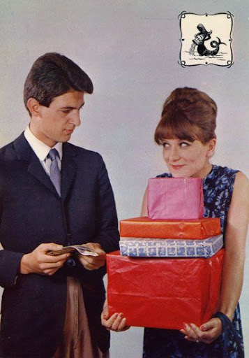 Cartes Postales Pop et Kitsch des années 50, 70 et 70 Zodiac Lovers / Amoureux du Zodiaque