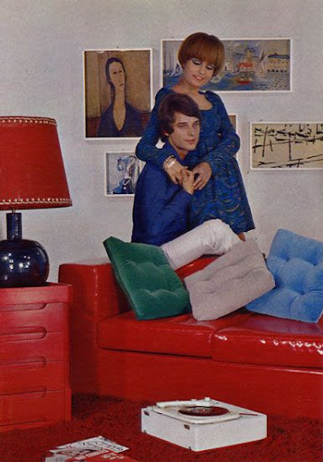 Cartes Postales Pop et  Kitsch des années 50, 70 et 70 Groovy couples / Couples branchés