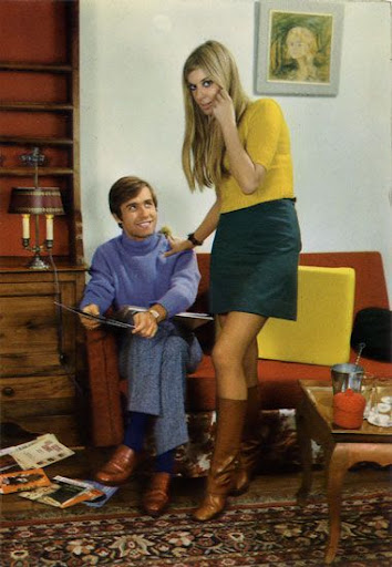 Cartes Postales Pop et  Kitsch des années 50, 70 et 70 Groovy couples / Couples branchés