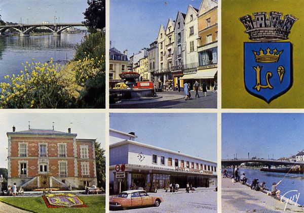Cartes Postales Pop et  Kitsch des années 50, 70 et 70 villes pas funky / (un) funky towns