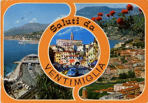 Cartes Postales Pop et  Kitsch des années 50, 70 et 70 - Pop and kitsch vintage postcards from the fifties, the sixties and the seventies : Fenêtres sur la mer