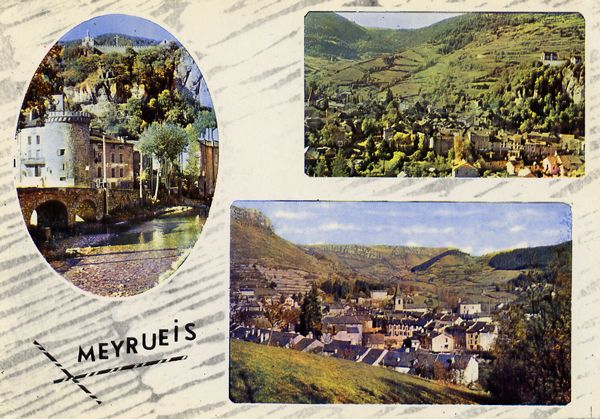 Cartes Postales Pop et  Kitsch des années 50, 70 et 70 - Pop and kitsch vintage postcards from the fifties, the sixties and the seventies : Fenêtres sur campagne