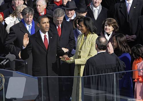 Live版的奥巴马就职典礼obama