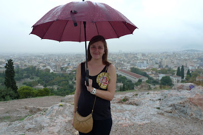 Great view over Athens. Steph was so excited!!!!