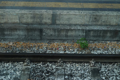 And when we left the train station looked yuck.