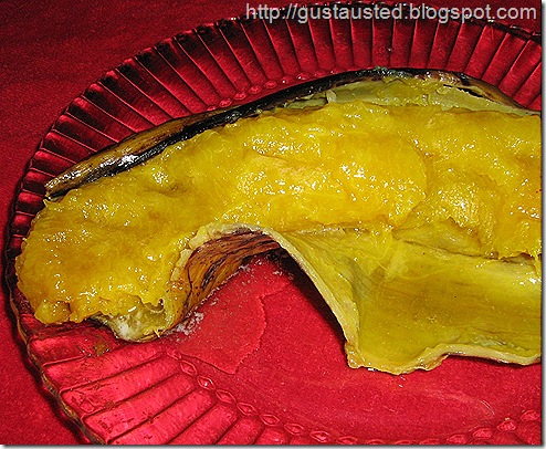 PLATANO AL MICRO CON MANTEQUILLA Y MIEL