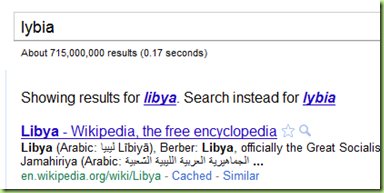 Lybia On Google